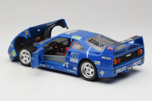 Ferrari F40 #34 M. Ferte / Thavenin / Palau Pilot Sininen 1987 Bburago 1:18 3032-B1 Metalli — kuva 5 / 8