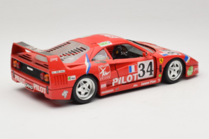 Ferrari F40 LM Pilot #34 Ferte / Thavenin / Palau 24 Hours of Le Mans 1995 Punainen Bburago 1:18 3032-P3 Metalli — kuva 3 / 8