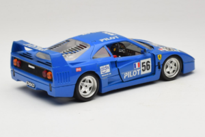 Ferrari F40 Pilot #56 Sininen Bburago 1:18 3332-BL1 Metalli — kuva 3 / 8