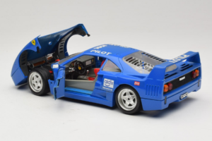 Ferrari F40 Pilot #56 Sininen Bburago 1:18 3332-BL1 Metalli — kuva 5 / 8