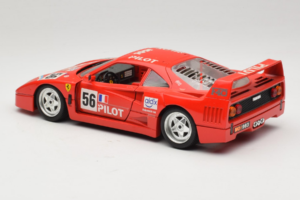 Ferrari F40 #56 Pilot Punainen 1987 Bburago 1:18 3332-P2 Metalli — kuva 7 / 8