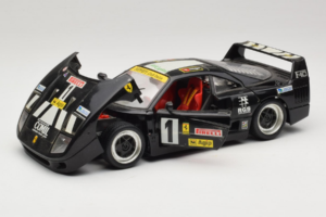 Ferrari F40 Pirelli Agip #1 Musta Bburago 1:18 3332-B1 Metalli — kuva 2 / 8