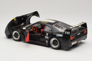 Ferrari F40 Pirelli Agip #1 Musta Bburago 1:18 3332-B1 Metalli — kuva 5 / 8