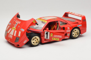 Ferrari F40 Evoluzione #1 Pirelli Agip Punainen Kultaisilla Pyörillä 1992 Bburago 1:18 3042-P2 Metalli — kuva 2 / 8