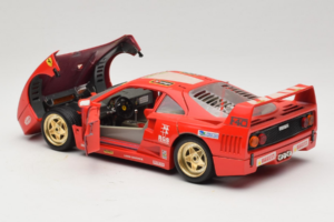 Ferrari F40 Evoluzione #1 Pirelli Agip Punainen Kultaisilla Pyörillä 1992 Bburago 1:18 3042-P2 Metalli — kuva 5 / 8