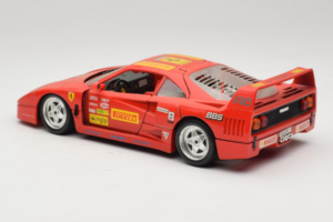 Ferrari F40 Pirelli BBS Punainen Bburago 1:18 3032-P4 Metalli — kuva 7 / 8