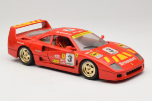 Ferrari F40 #3 Pirelli Punainen 1987 Bburago 1:18 3332-P4 Metalli — kuva 6 / 8