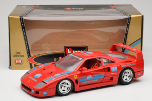 Ferrari F40 PPG Auto Refinish Punainen Bburago 1:18 3332-P1 Metalli — kuva 8 / 8