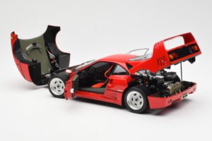 Ferrari F40 Punainen Kyosho 1:18 08416R2 Metalli — kuva 7 / 10