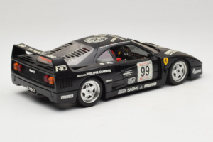 Ferrari F40 Seco #99 Lesseps / Charriol / Balandras Musta Bburago 1:18 3032-B3 Metalli — kuva 3 / 8