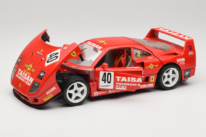 Ferrari F40 #40 T. Ohta / A. Reid Taisan Punainen 1987 Bburago 1:18 3022-T1 Metalli — kuva 2 / 8