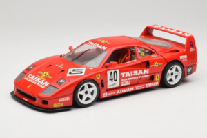 Ferrari F40 #40 T. Ohta / A. Reid Taisan Punainen 1987 Bburago 1:18 3022-T1 Metalli