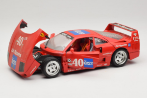 Ferrari F40 #40 the0123 Punainen 1987 Bburago 1:18 3332-P5 Metalli — kuva 2 / 8