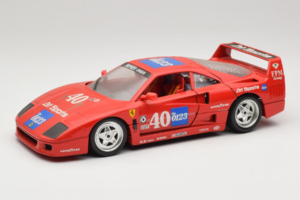 Ferrari F40 #40 the0123 Punainen 1987 Bburago 1:18 3332-P5 Metalli