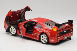Ferrari F40 LM Unisys #59 Ota / P. Nappi / R. Donovan 24 Hours of Le Mans 1996 Bburago 1:18 3032-U1 Metalli — kuva 5 / 8