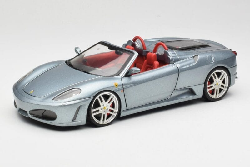 Ferrari F430 Spider Blue Metallic Hot Wheels 1:18 H3074 Metalli