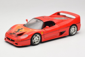 Ferrari F50 Braccio & Gotz M. Schumacher Allekirjoitus Painos Bburago 1:18 MS Metalli