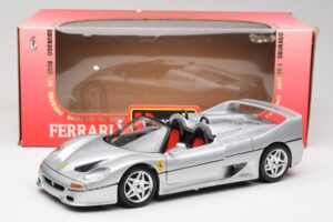 Ferrari F50 Avoauto Hopea Bburago 1:18 3372 Metalli — kuva 8 / 8