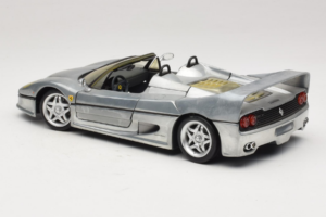 Ferrari F50 Avoauto Chrome Silver Rajoitettu Erä Hot Wheels 1:18 25741 Metalli — kuva 7 / 8