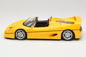 Ferrari F50 Avoauto Shell Keltainen Maisto 1:18 3076-Y2 Metalli — kuva 4 / 8