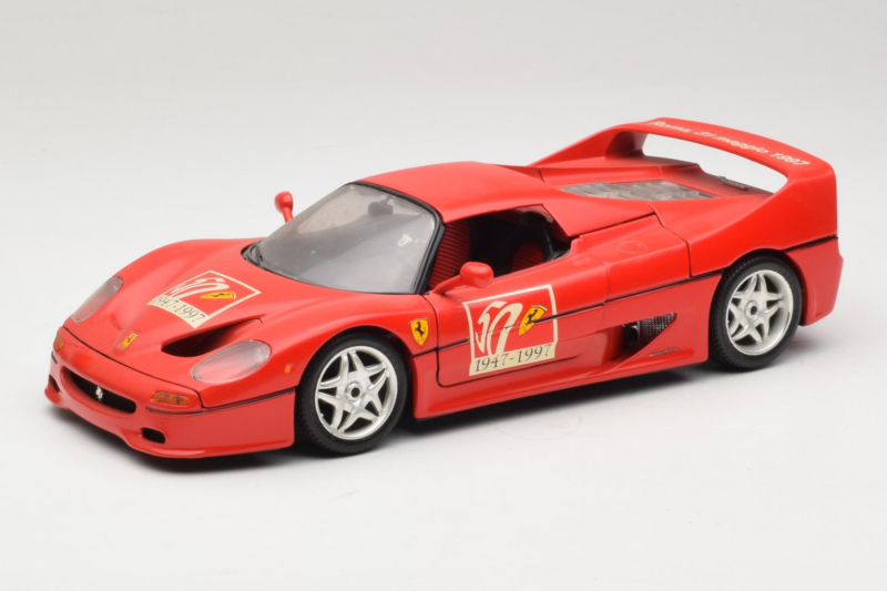 Ferrari F50 Coupe #50 50 Jahre Ferrari Punainen Bburago 1:18 3352-P2 Metalli