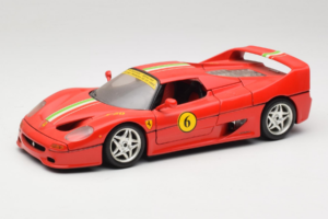 Ferrari F50 Coupe #6 Punainen Italian Lipulla Bburago 1:18 3382-P1 Metalli