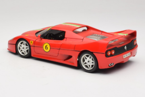 Ferrari F50 Coupe #6 Punainen Italian Lipulla Bburago 1:18 3382-P1 Metalli — kuva 7 / 8