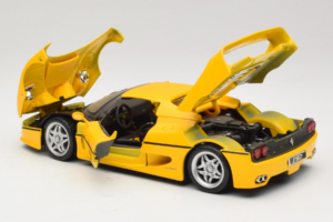 Ferrari F50 Coupe Shell Keltainen Maisto 1:18 3076-Y1 Metalli — kuva 5 / 8