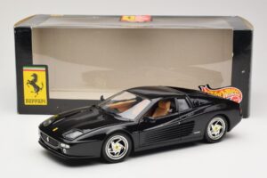 Ferrari F512M Musta Hot Wheels 1:18 23922 Metalli — kuva 8 / 8