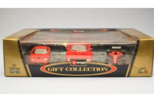 Ferrari Promo Set F40 550 Maranello Scuderia Ferrari F310 F1 1996 Bburago 1:18 FERRARI001 Metalli — kuva 2 / 2