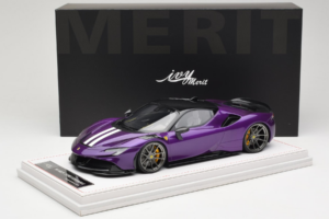 Ferrari SF90 Stradale Novitec Purple Metallic IVY 1:18 REMC021 Hartsi — kuva 7 / 7