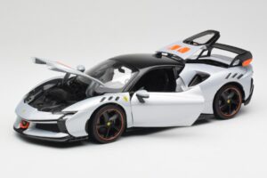 Ferrari SF90 XX Stradale Arctic White Bburago 1:18 18-16020W Metalli — kuva 2 / 8