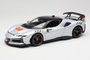 Ferrari SF90 XX Stradale Arctic White Bburago 1:18 18-16020W Metalli