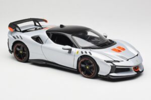 Ferrari SF90 XX Stradale Arctic White Bburago 1:18 18-16020W Metalli — kuva 6 / 8