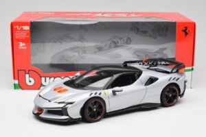Ferrari SF90 XX Stradale Arctic White Bburago 1:18 18-16020W Metalli — kuva 8 / 8