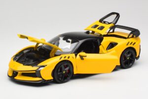 Ferrari SF90 XX Stradale Giallo Modena Bburago 1:18 18-16020Y Metalli — kuva 2 / 8