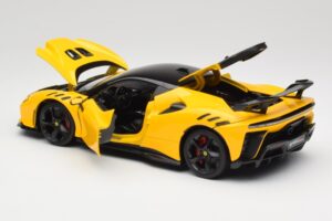 Ferrari SF90 XX Stradale Giallo Modena Bburago 1:18 18-16020Y Metalli — kuva 5 / 8