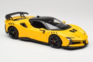 Ferrari SF90 XX Stradale Giallo Modena Bburago 1:18 18-16020Y Metalli — kuva 6 / 8