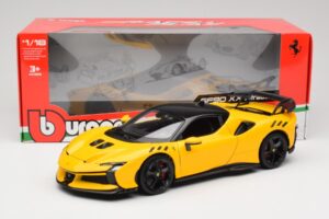Ferrari SF90 XX Stradale Giallo Modena Bburago 1:18 18-16020Y Metalli — kuva 8 / 8