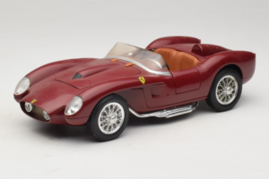 Ferrari Testa Rossa Tummanpunainen Shell Shell 1:18 40026 Metalli