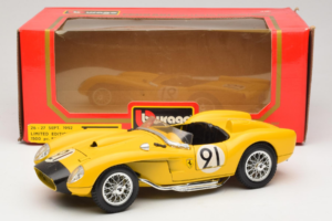 Ferrari 250 Testa Rossa #91 Keltainen Rajoitettu Erä Bburago 1:18 3007-Y1 Metalli — kuva 8 / 8