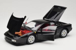 Ferrari Testarossa Musta Kyosho 1:18 08425BK Metalli — kuva 2 / 8