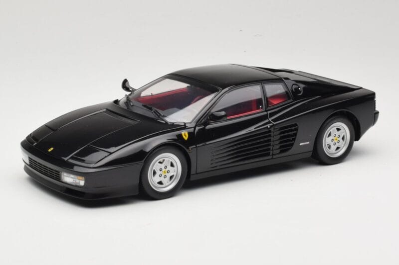 Ferrari Testarossa Musta Kyosho 1:18 08425BK Metalli