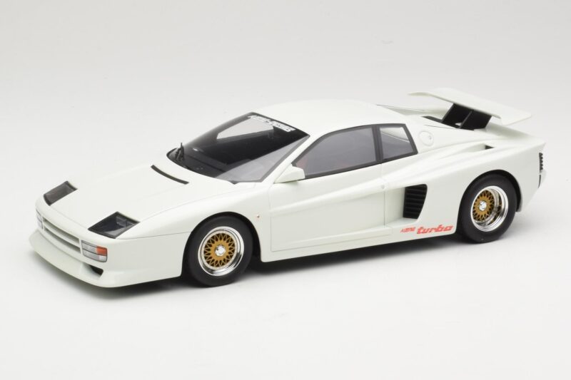 Ferrari Testarossa Koenig Specials Bi-Turbo Valkoinen GT Spirit 1:18 KJ012 Hartsi