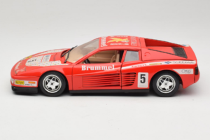 Ferrari Testarossa Brummel #5 Punainen 1984 Bburago 1:18 3004-P1 Metalli — kuva 4 / 8