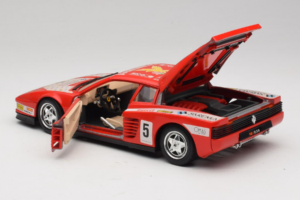Ferrari Testarossa Brummel #5 Punainen 1984 Bburago 1:18 3004-P1 Metalli — kuva 5 / 8