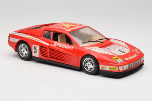 Ferrari Testarossa Brummel #5 Punainen 1984 Bburago 1:18 3004-P1 Metalli — kuva 6 / 8