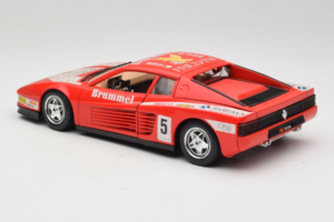 Ferrari Testarossa Brummel #5 Punainen 1984 Bburago 1:18 3004-P1 Metalli — kuva 7 / 8