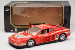 Ferrari Testarossa Brummel #5 Punainen 1984 Bburago 1:18 3004-P1 Metalli — kuva 8 / 8