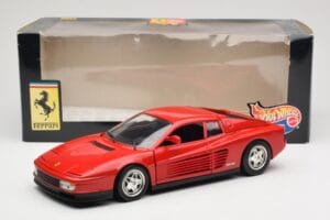 Ferrari Testarossa Punainen Hot Wheels 1:18 23918 Metalli — kuva 8 / 8